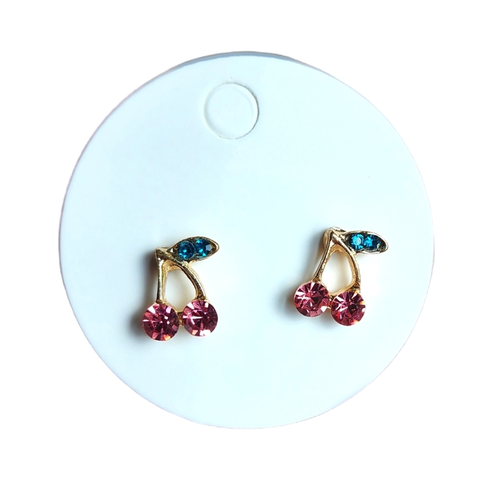 3/$12 🍒 Cherry Stud earrings